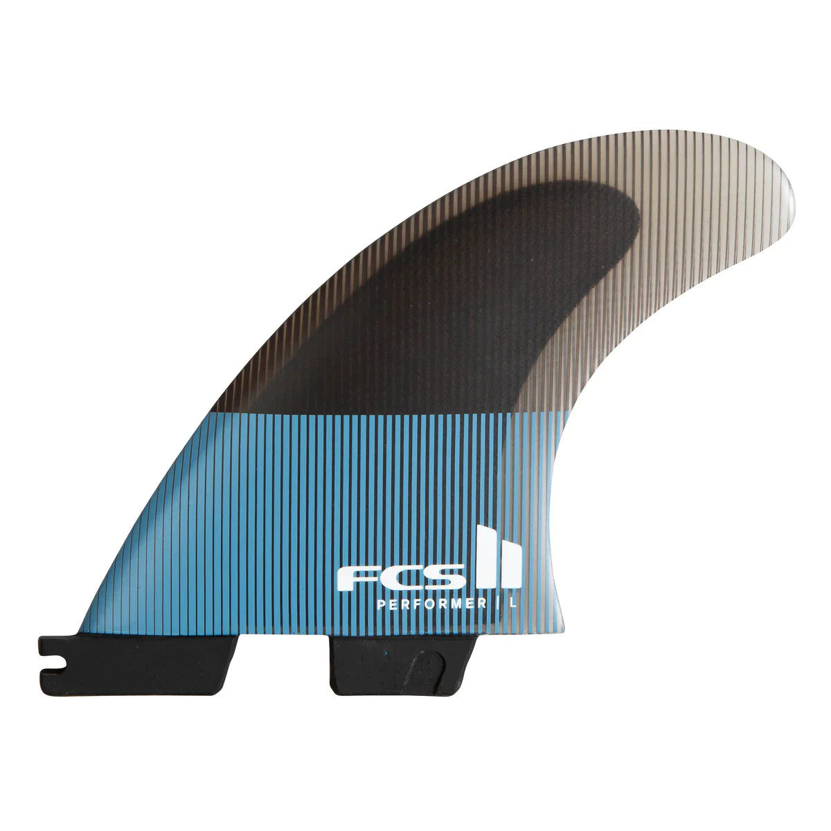 Ailerons - FCSII Performance Core Tranquil Blue Tri Retail Fins. Performer Series