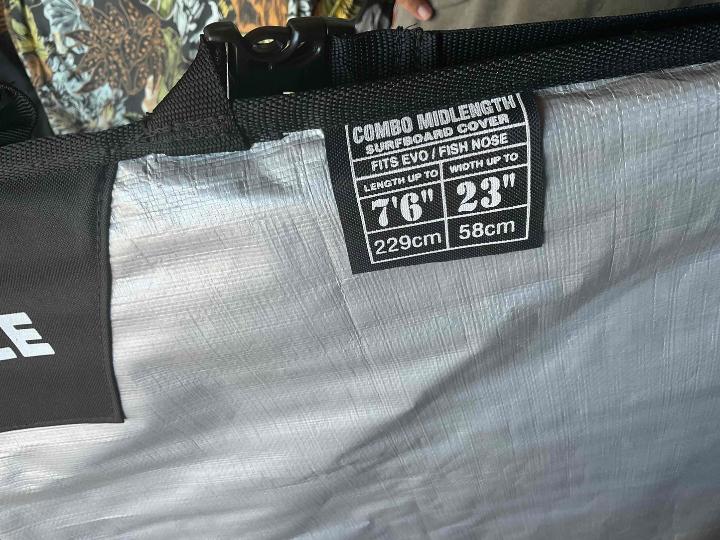 Board Cover - Island Style Reflecta Midlength Combo (Fin Slot) - jusqu'à 23'' largeur