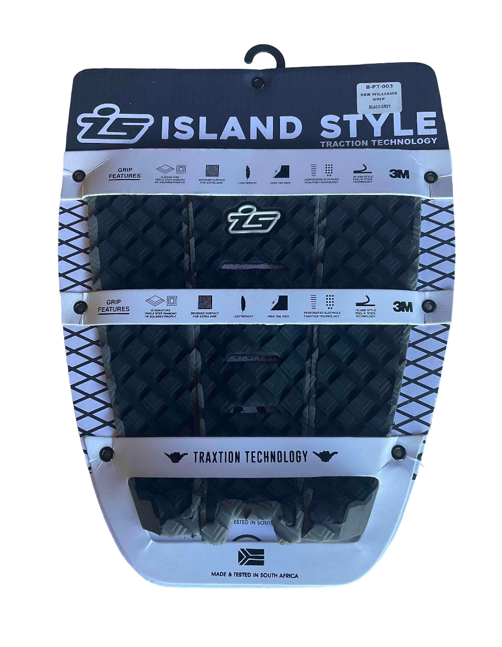 Pad - Seb Williams Signature Grip 3 Piece Traction (Island Style)