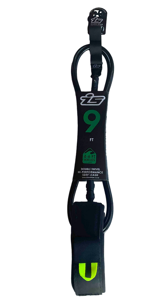 9 Ft Long Board Double Swivel Utility Leash 6.5mm