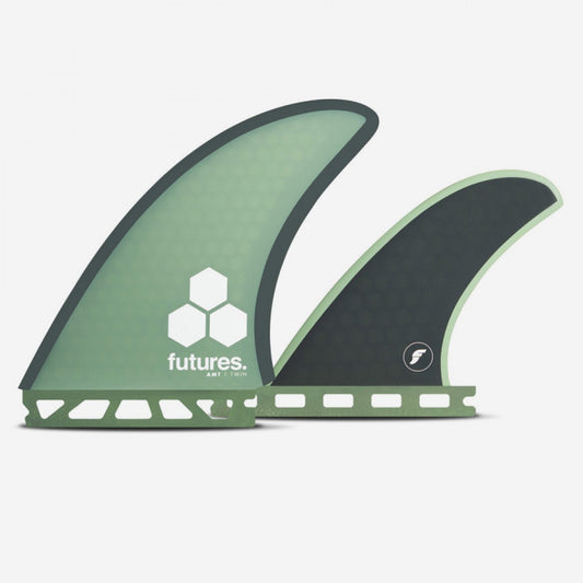Fins FUTURES - FAMT RTM Hex - Green / Gray