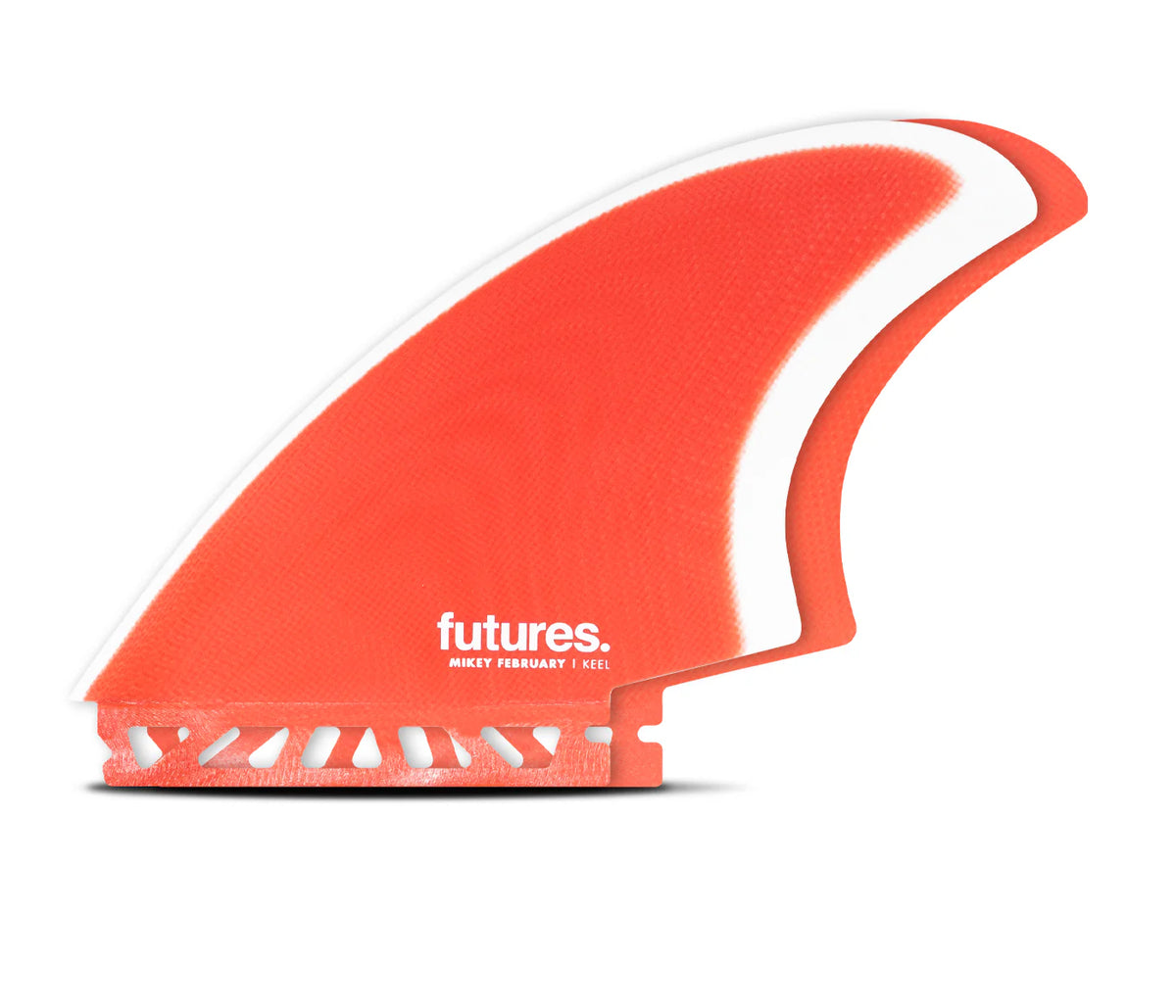 Fins FUTURES - Mikey February Fiberglass Keels Red / White
