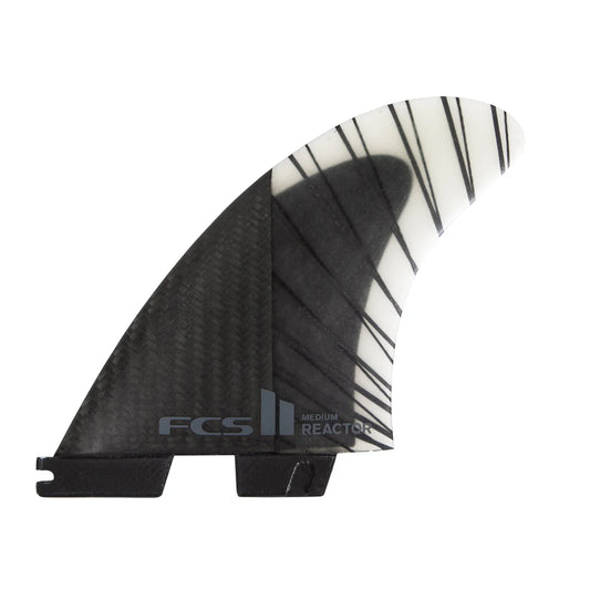 Dérives - FCSII Reactor PC Carbon Black/Charcoal Tri Retail Fins
