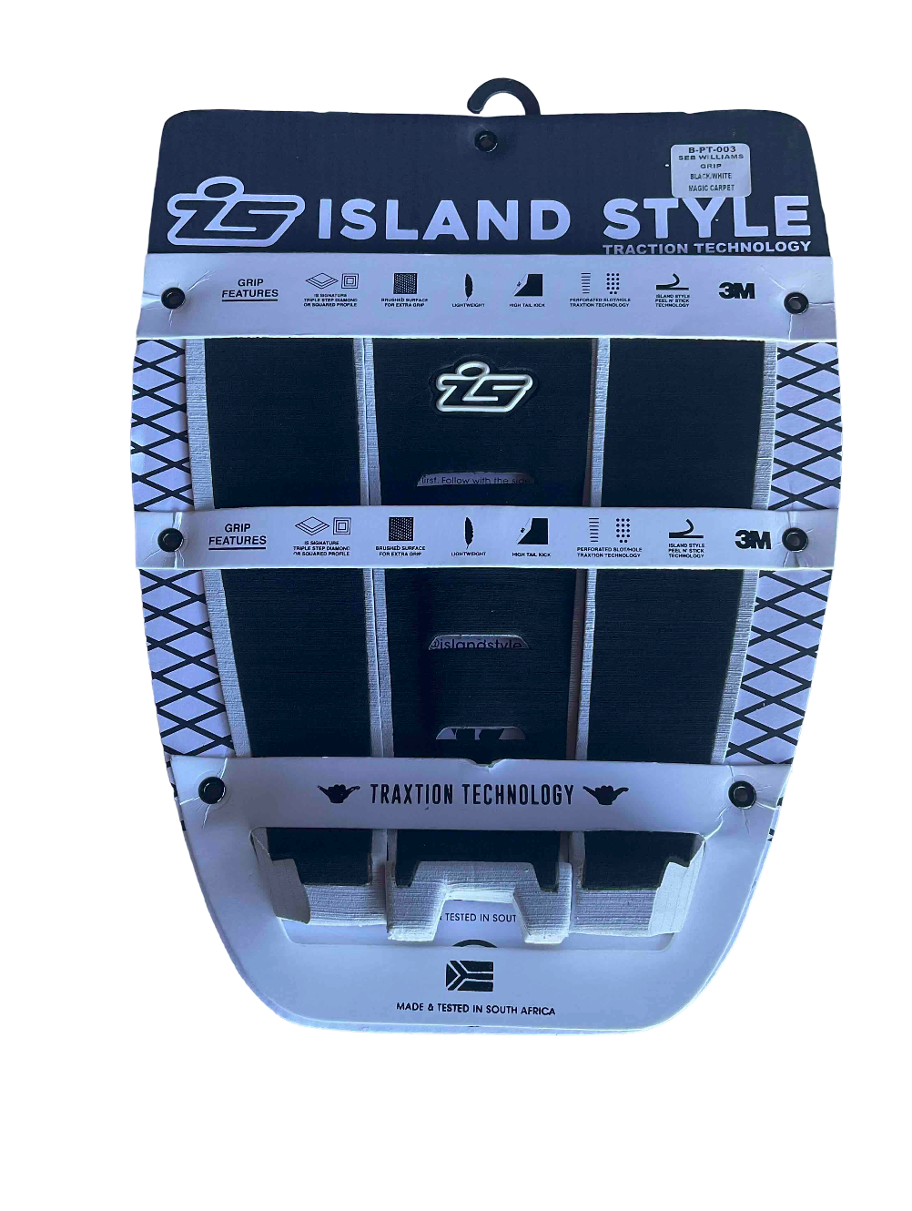 Pad - Seb Williams Signature Grip 3 Piece Traction (Island Style)