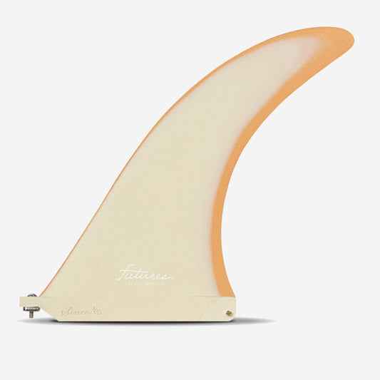 Fins FUTURES - Longboard fin - Zack Flores Fiberglass Orange 9.5